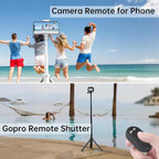 Bluetooth Camera Remote Control for iPhone, GoPro Camera Shutter Remote with Type-C Charging - 65ft Range - Instant Pairing - Compatible with iPhone 12-17 Pro Max, GoPro 8-12, iPad, Android