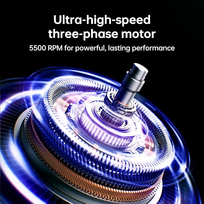 JISULIFE Table Fan Pro3, 3-IN-1 Turbo Oscillating Fan with RGB Light, 100-Speed Adjustable, 10000mAh Rechargeable Battery, Powerful Airflow for Desktop/Office/Bedroom, Gifts for Men/WoMen