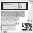 Keyboard Foam for Mechanical Keyboard, Sound Dampening Foam Free Cutting Key Board Mat Foams Black for Key Board Bottom Office Desk Home, 20 x 6 (2mm Thick)