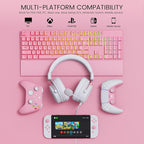 EKSA E900 Headset with Microphone for PC, PS4,PS5, Xbox - Detachable Noise Canceling Mic, 3D Surround Sound, Wired Headphone for Gaming, Computer, Laptop, 3.5MM Jack