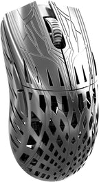 PWNAGE Trinity Wireless Gaming Mouse 8kHz - 39 Grams Ultralight Esports Pro Gamer Flawless Professional Custom Xero PAW3950 Optical Sensor 36,000 DPI - 8000Hz -100% PTFE Skates Symm 2 -Platinum