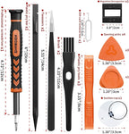 SHARDEN 58 in 1 Small Precision Screwdriver Set Magnetic Mini Screwdriver Set with Case Professional Electronic Tools Kit for iPhone, MacBook, Computer, Laptop, PC, RC, PS4, Xbox, Eyeglasses, Watch