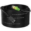 Ethernet Extension Cable 50ft, Network Cat6a Extension Patch Cable RJ45 Cords Shielded Male to Female Connector (50FT)