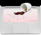 Keyboard Cover for HP EliteBook 830 835 840 845 1040 G9 G10 2023 2022 13.3 14 inch Laptop Accessories Keyboard Protective Skin (Not fit The 830/840/845/1040 G8 G7 G6 G5 G4 G3) -Ombrepink