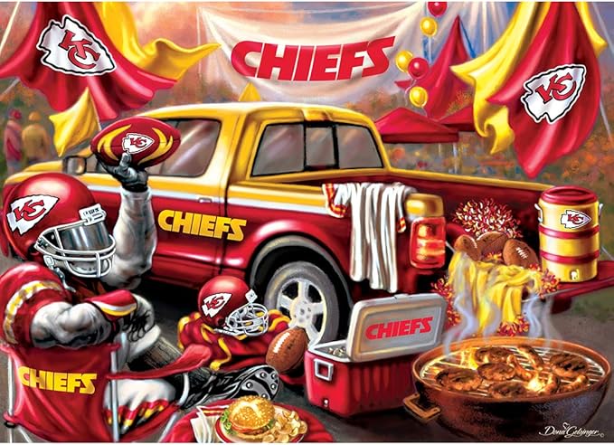 MasterPieces NFL Gameday Puzzles Collection - NFL Gameday Tailgate 1000 Piece Jigsaw Puzzle
