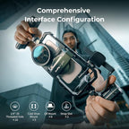 SmallRig x Brandon Li All-in-One Mobile Video Kit, Quick Release Universal Phone Video Rig Kit for iPhone for Samsung for Pixel, with Wireless Rotatable Handles for M.2 SSD w 67mm VND Filter - 4596