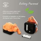 Laptop Trackpad Jiggler -AA Battery lasts 6 months -Undetectable -Cordless Mouse Jiggler -Does Not Work on DeII -Keeps Touchpad Active, Laptop Awake -Mechanical Mouse Mover -ON/Off Switch (Orange Dog)
