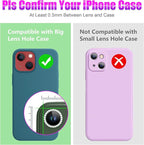 AGVEE 3+3 6 Pack for iPhone 13 6.1 inch / 13 Mini 5.4 inch Camera Lens Cover Protector, Bling Diamond & Bling Glitter Metal Ring 9H Tempered HD Glass Camera Cover Protector Film, Bling-Green