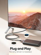 CableCreation USB C Hard Drive Cable 2FT, 5Gbps USB A/C to Micro B, USB 3.0 Cable Compatible with iPhone 15 Plus/15 Pro Max, WD, External Hard Drive, and Camera, Grey