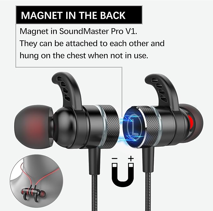 SoundMaster Pro V1 - Gaming Earphones with Dual Audio Drivers,Battle Buds,in-Line Mic with Mute and Volume Control, Compatible with Xbox Series,Xbox One,PS5,PS4,Switch,Pc with 3.5mm Aux