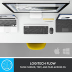 Logitech MX Anywhere 2S Bluetooth Edition Compact Wireless Mouse, No USB Receiver - Use On Any Surface, Hyper-Fast Scrolling, Rechargeable, Control Up to 3 Apple Mac and Windows Computers and Laptops
