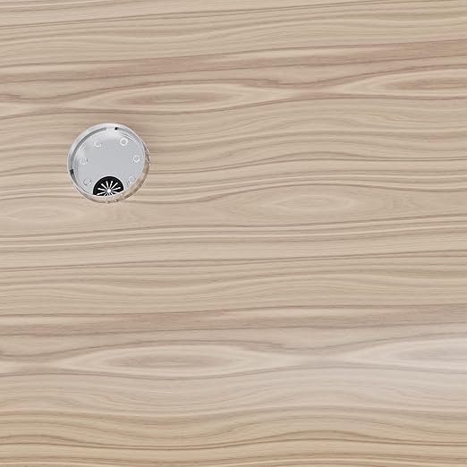 2 Pack Desk Grommet 3-1/8 Inch 80mm, Zinc Alloy Computer Desk Wire Hole Cover, Office Desktop Cord Cable Hole Metal Ring, Brushed Silver