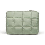U Brands Nylon Puffer Zipping Medium Laptop Sleeve, 9.75" x 13", Computer Accessories, Laptop Bag for MacBook Pro, MacBook Air, Chromebook, HP Computer, Matcha Green