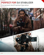 IFOOTAGE Q38-RSMINI Quick Plate, Tripod Quick Release System, Camera Screw Tripod Mount Plate, Easy to Lock for Tripods, Stabilizers, DSLR, Sliders, Lightweight and Compact for Photographers