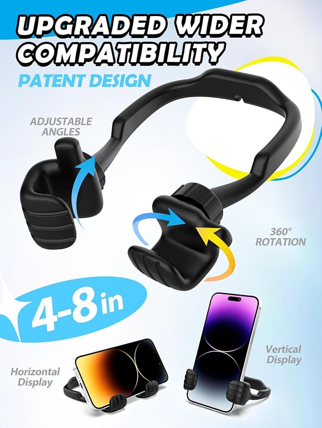 Thumbs Up Lazy Cell Phone Stand: Back to School Supplies Gifts for Teens Boys Girls Kids Men Women Phone Holder for Desk Funny Gadgets Ideas Who Have Everything Gifts for Christmas Stocking Stuffers