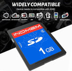 INDMEM SD Card 1GB, 6 Packs Class 4 1GB Flash Memory Card MLC Standard Secure Digital Cards Camera Card