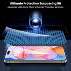 Uyiton UnBreak-Glass for iPhone 15 Pro Max Screen Protector, [Easy to Install] Full Coverage Case Friendly Scratch Resistance Bubble-Free 9H Tempered Glass Screen Protector 15 Pro Max(6.7''), 2 Pack
