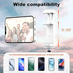 COMAN MT30-Pro Extendable Phone Tripod, 61cm Cell Phone Tripod Stand for iPhone with 360° Ball Head, Selfie Stick Vlog Stand with Remote, Tripod for iPhone 16/15/14/13/12 Pro Max/Android