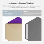 12 Pack Acoustic Panels Self Adhesive Sound Proof Foam, High Density Sound Acoustic Panel, 12X10.23X0.4 Inch Hexagon Panels in Home, Office, Reccording Room, Studio,and more(Violet)