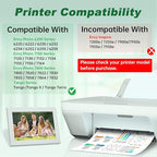MYTONER 64XL Ink Cartridge Black/Color Combo Pack Remanufactured Replacement for HP Ink 64 HP 64XL Ink for Envy Photo 7855 7858 7100 7155 7120 6252 7800 7158 Tango Series Printer 2 Pack