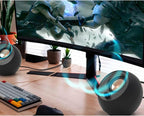 Creative Pebble 2.0 USB-Powered Desktop Speakers with Far-Field Drivers and Passive Radiators for Pcs and Laptops (Black)