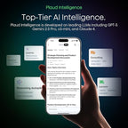 Plaud NotePin AI Voice Recorder, Voice Recorder with Adjustable Wearable Strap & Neck Strap Lanyard, Transcribe & Summarize with AI Technology, 64GB Memory