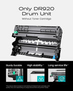 DR920 HL-L6210DW Drum Unit Replacement for Brother DR-920 use with TN920 TN920XL TN920XXL Work for Brother HL-L6210DW MFC-L5915DW HL-L5210DWT HL-L5210DN HL-L5210DW HL-L6310DW Printer