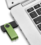 EASTBULL Flash Drive Bulk 1GB USB 100 Pack with Lanyards USB 2.0 Thumb Drive Bulk Memory Stick Swivel Pen Drive for Storage and Backup(1GB 100Pack, Mixed Color)