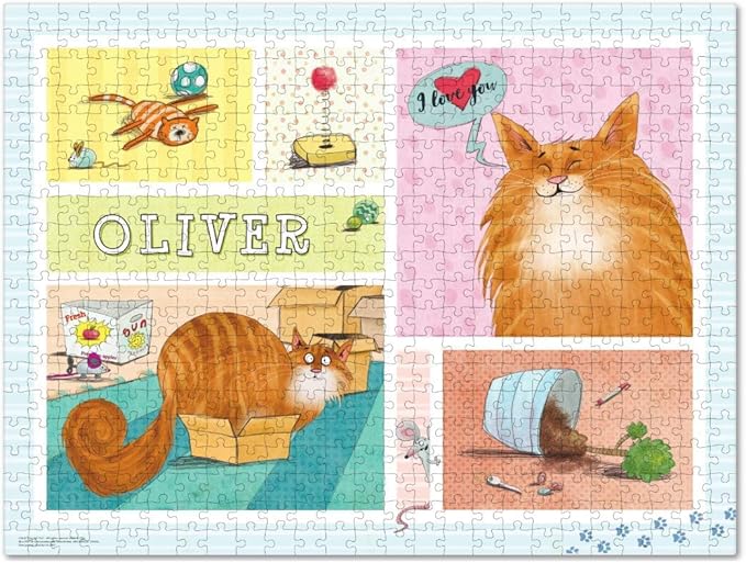 Personalized Cat Puzzle - 500 Pieces - I See Me!