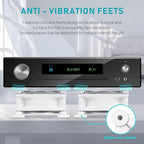 ANEXT, USB Fan, USB Computer Fan, Silent Fans for Receiver DVR PlayStation Xbox Computer, (80mm,White)