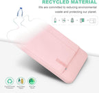 Lacdo 13 inch Laptop Sleeve Case for 13 inch New MacBook Air M4 A3240 2025, M3 A3113, M2 A2681, M1 A2337 | 13" MacBook Pro M2/M1 A2338 A2251 A2289 | 13" iPad Air M3/iPad Pro M4 Computer Bag, Pink