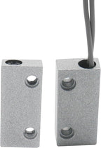Magnetic Reed Switch Wired Surface Mount Normally Open/Closed NC/NO Contact Sensor Alarm Magnetic Door Switch with 3 Wires, Zinc Alloy Sliver, MC-52