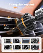 SUPERONE 3-in-1 Car Phone Holder [Strongest Suction Cup & Clip] 360° Adjustable Car Phone Mount for Dash/Vent/Windshield, Phone Holders for Your Car Accessories for iPhone 16/15/14/13 Samsung Android
