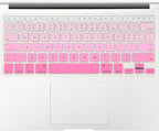 Allinside Pink Ombre Keyboard Cover Skin for MacBook Pro 13" 15" 17" (2015 or Older Version), MacBook Air 13" A1369/A1466, Older iMac Wireless Keyboard MC184LL/B
