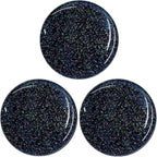 3 Pack Fashionable Clear Glitter Expandible Collapsible Moblile Phone Grip Stand Holder for Smartphones and Tablets Cell Phone Accessory-5 (Black Gradient Colorful Glitter)