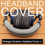 Replacement Headband Cover Compatible ATH M50X M50 M40X M40 M30X M20X Headphones (Silver)