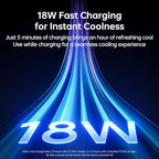 JISULIFE Table Fan Pro3, 3-IN-1 Turbo Oscillating Fan with RGB Light, 100-Speed Adjustable, 10000mAh Rechargeable Battery, Powerful Airflow for Desktop/Office/Bedroom, Gifts for Men/WoMen