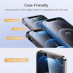 UNBREAKcable Shatterproof Tempered Glass Screen Protector for iPhone 12/12 Pro [3-Pack] [Easy Installation Frame] [9H Hardness] [99.99% HD Clear] [Bubble Free] for Apple 6.1''