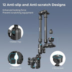 SMALLRIG 22" Magic Arm Clamp, Overhead Phone Mount Holder Stand, Flexible Desk Camera Mount, Articulating Friction Boom Arm, for POV Shot, Filming, Light, Webcam, Action Camera