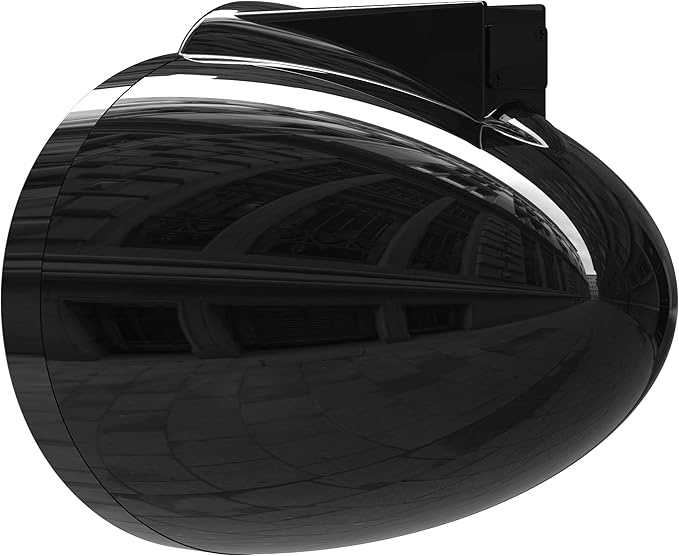 wet sounds Rev 8 Black V2 Revolution Series 8" Black Tower Speakers w/Swivel Clamp Base Mount