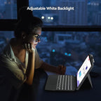 iPad 10th Generation Keyboard Case: Bluetooth Rechargeable Magic-Style Keyboard Folio with Built-in Trackpad, Backlit Keys, Magnetically Detachable Two-Piece Design for iPad 10th & 11th (A16, 2025)