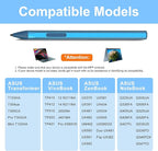 ASUS Stylus Pen for Transformer/Zenbook/Vivobook Flip/Notebook Touchscreen Laptop Tablet - Rechargeable, 4096 Pressure Sensitivity, Microsoft MPP Protocol, Blue