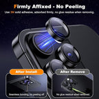 Hoerrye for iPhone 15 Pro Max/iPhone 15 Pro Camera Lens Protector [3+1] [Keep Lens Original Design] 9H Tempered Glass Camera Cover Screen Protector,Black Titanium