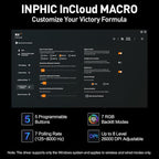 INPHIC IN10P Superlight Wireless Gaming Mouse, 60g, 8K Polling Rate, 26,000 DPI, Tri-Mode, PAW3395 Sensor, Fully Programmable
