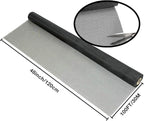 48inch*100ft Window Screens Replacement, Cuttable Fiberglass Roll Screens Door Mesh, Repair Screens Net DIY Screening Mesh Netting Black for Windows, Door, Pool, Porch,Patio