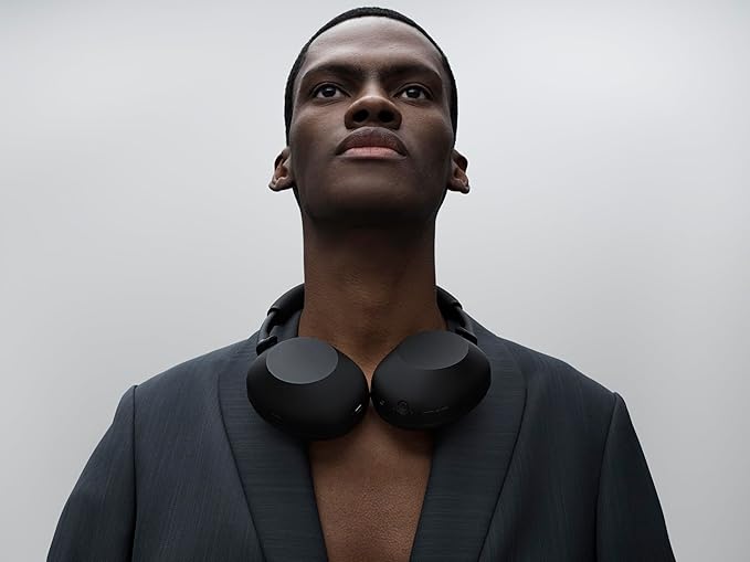 Sony WH-1000XM6 The Best Wireless Noise Canceling Headphones, HD NC Processor QN3, 12 Microphones, Adaptive NC Optimizer, Mastered by Engineers, Studio-Quality, 30-Hour Battery, Black