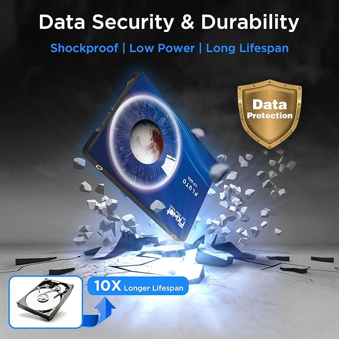 FX815 4TB SSD, 2.5" SATA SSD, Internal Solid State Drive, Up to 560MB/s, 3D NAND SLC Cashe, Compatible with Laptop & PC Desktop