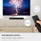 Samsung B-Series Soundbar HW B400F 2.0 ch Soundbar with Built in Subwoofer (2025 Model) One Remote Control, Surround Sound Expansion, Voice Enhance Mode