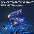 Lithium YTX20L-BS, 700A LiFePO4 Motorcycle Battery, 12V 10AH ATV, UTV, Jet Ski, 4 Wheeler, Snowmobile, Personal Watercraft, Seadoo, Polaris, Tractor,Generator and Riding Lawn Mower Battery