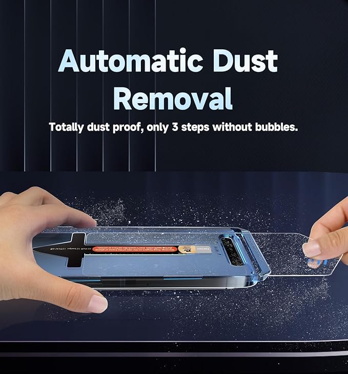MAGIC JOHN 2 Pack for iPhone 11/iPhone XR 6.1 inch Privacy Glass Screen Protector, Auto Dust-Elimination Installation, Bubble Free, HD Clear, Easy Installation